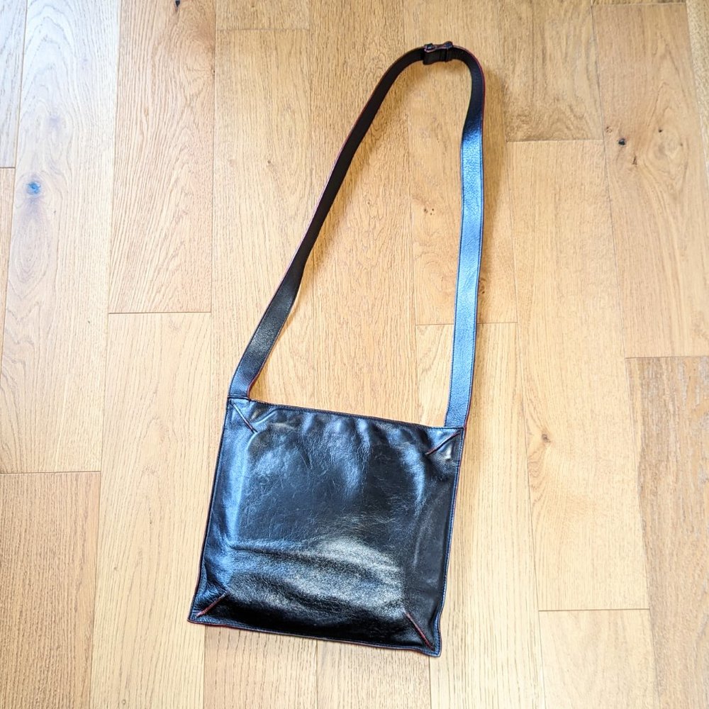 Stephane Kelian Paris Black Leather Bag Purse